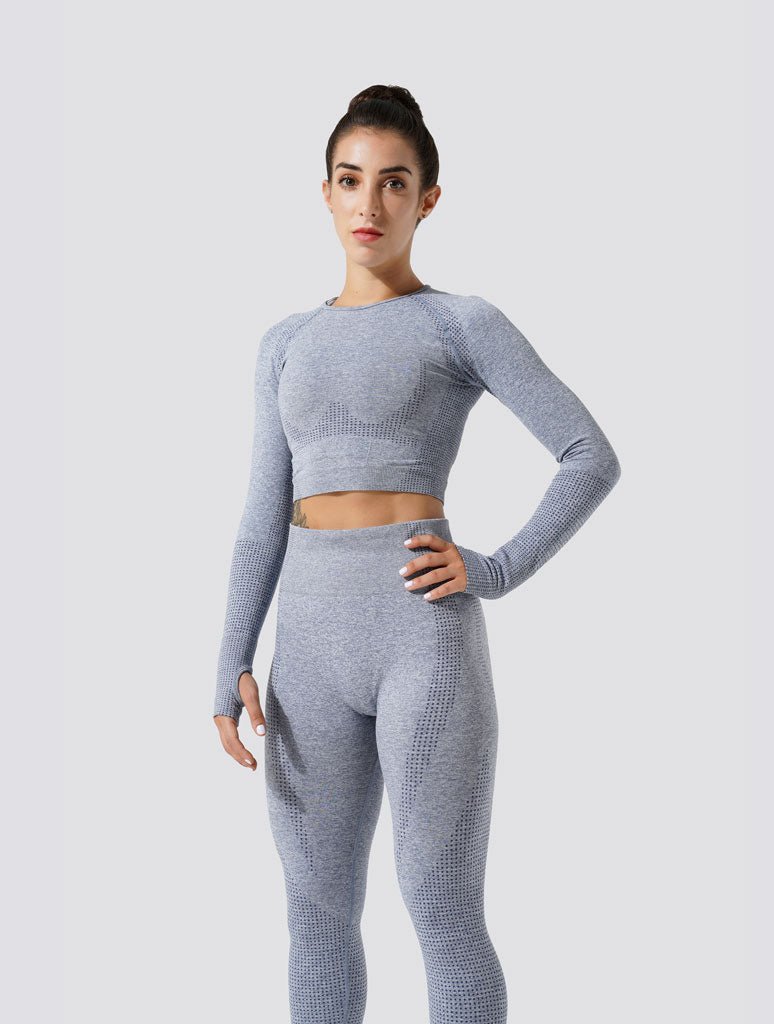 Ava Long Sleeve Crop Top - Centric | Asia Pacific